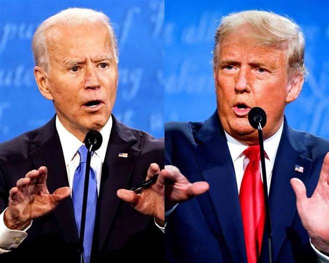 美国民主党总统当选人拜登（Joe Biden），曾投书媒体称「美国没义务协防台湾」，前民进党立委林浊水则分析美国现在的对台想法。图为拜登（左）、现任总统川普（右）。（图／美联社、路透社）
