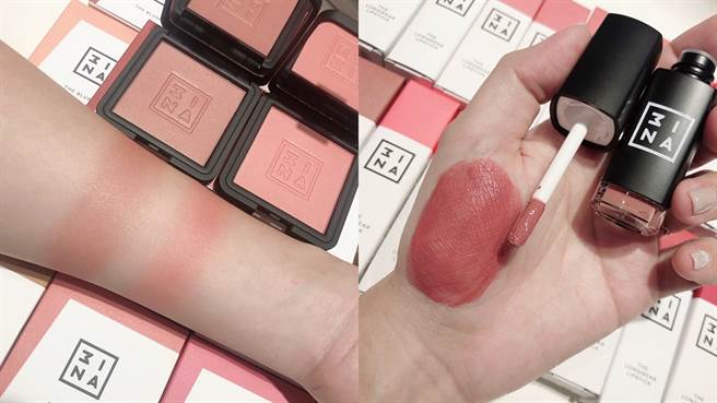 印色染唇釉、炫染腮红。（图／品牌提供）