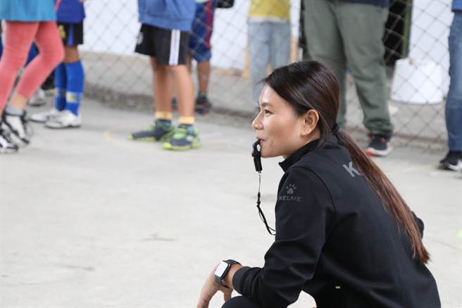 王湘惠希望自己未来能组成持续推展足球的团队。（儿福联盟提供）