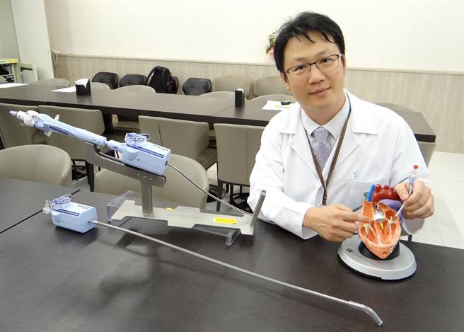 奇美医学中心心臟血管内科主治医师施志远。(曹婷婷摄)