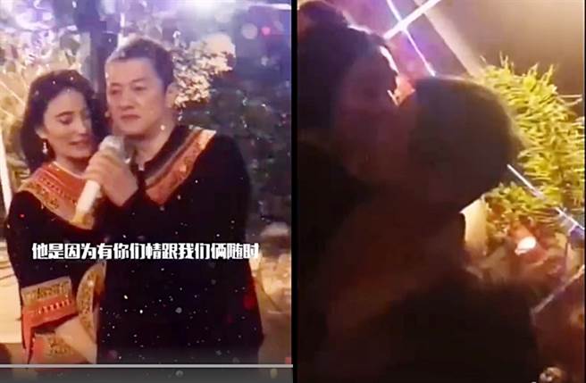 李亚鹏当眾认恋新欢。（图／翻摄自秒拍）