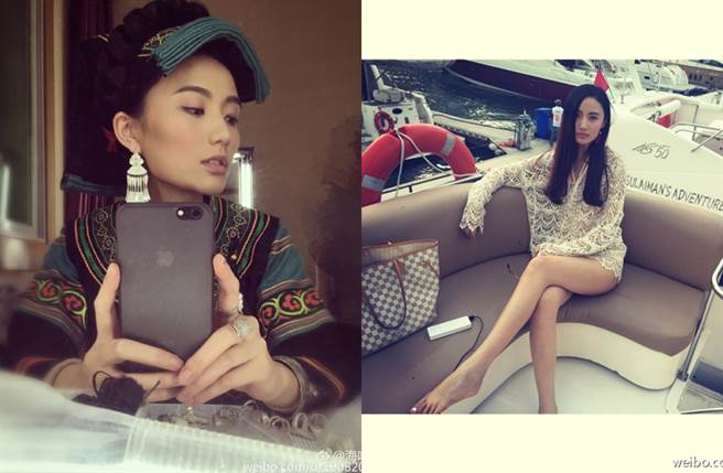 海哈金喜身材火辣、气质优雅。（图／翻摄自海哈金喜微博）