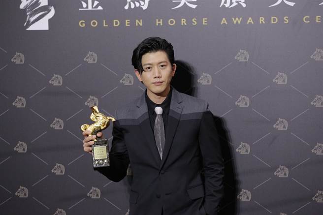 莫子仪夺下第57届金马奖最佳男主角。(图/ 记者廖映翔摄)