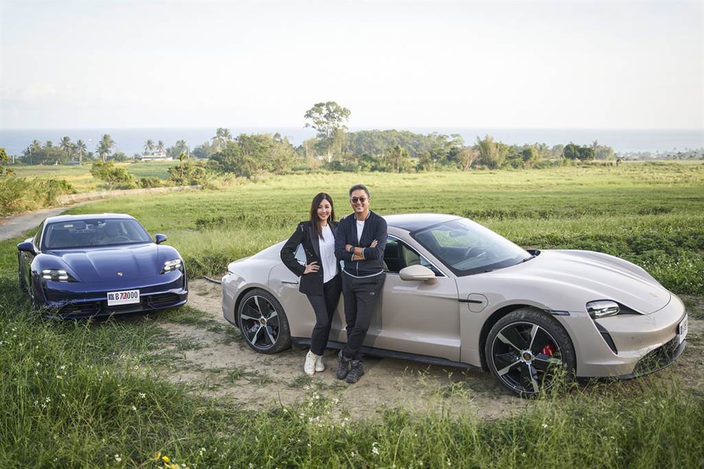 台灣保時捷「跑車大明星」邀請名人駕馭嶄新純電跑車 Porsche Taycan環島