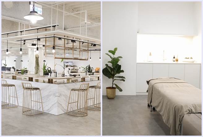 全天候提供免费咖啡，还有员工专属按摩室。(图/品牌提供)