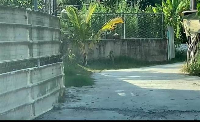 外传中部桶尸案两名死者，都在太平一处养狗场遭杀害装桶。（民眾提供／冯惠宜台中传真） 