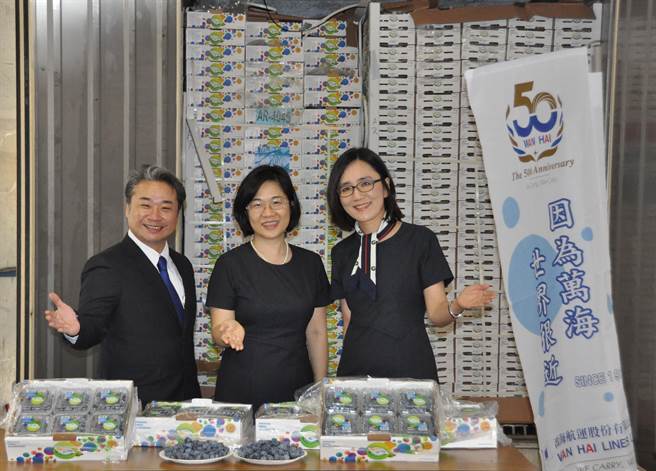 万海航运直达服务增添秘鲁葡萄的新鲜感。（万海提供）