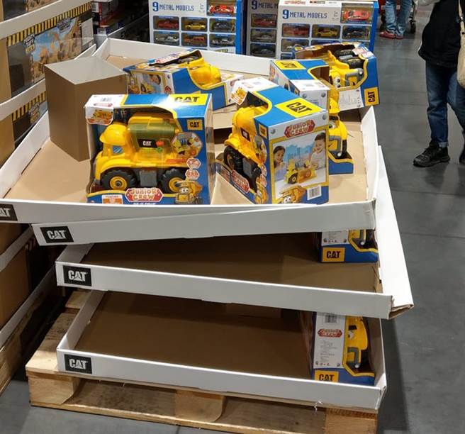 好市多黑购节今天登场，有网友分享，在现场发现最夯的产品是款玩具车，只要一补货就被秒杀。（图／翻摄自好市多商品经验老实说）