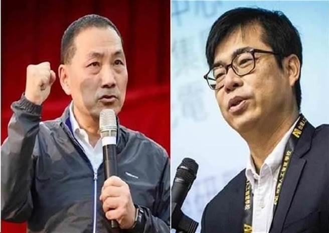 新北市市长侯友宜（左）、高雄市市长陈其迈（右）。（图／合成图，本报资料照）