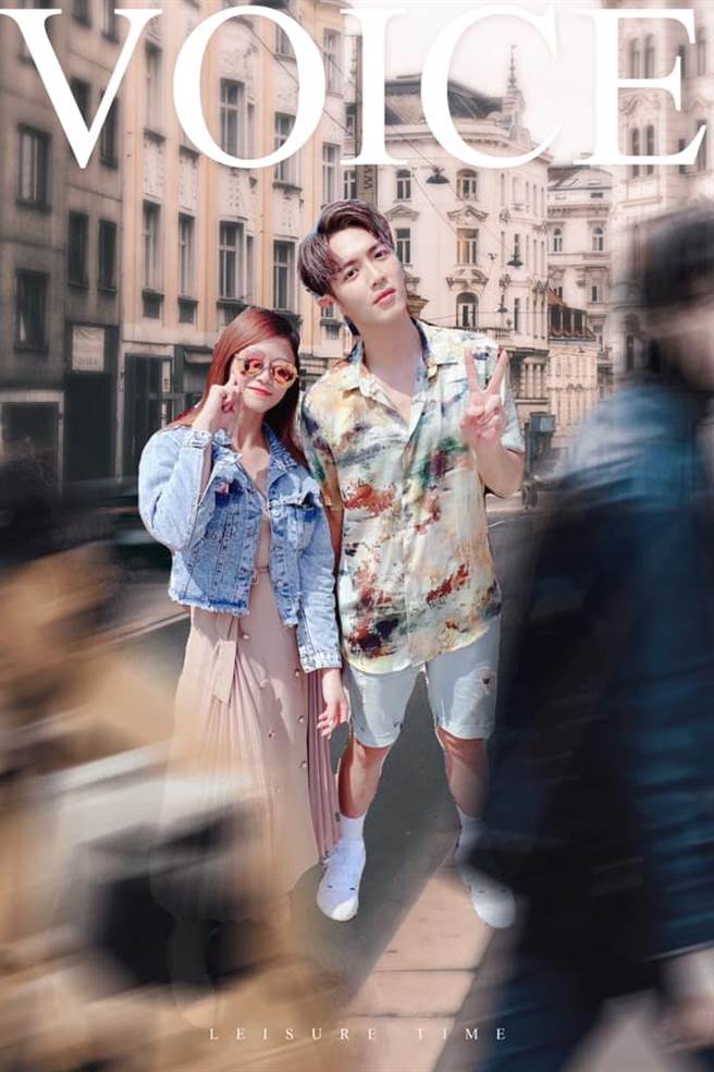 也有神人将他们P成杂志封面，时尚感瞬间飙升。（图／翻摄自爆废公社二馆）