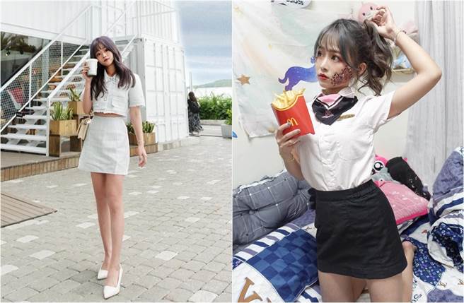 徐薇涵2年前离开麦当劳，如今边发展演艺工作，边经营咖啡商品。(取材自徐薇涵 海豚脸书)