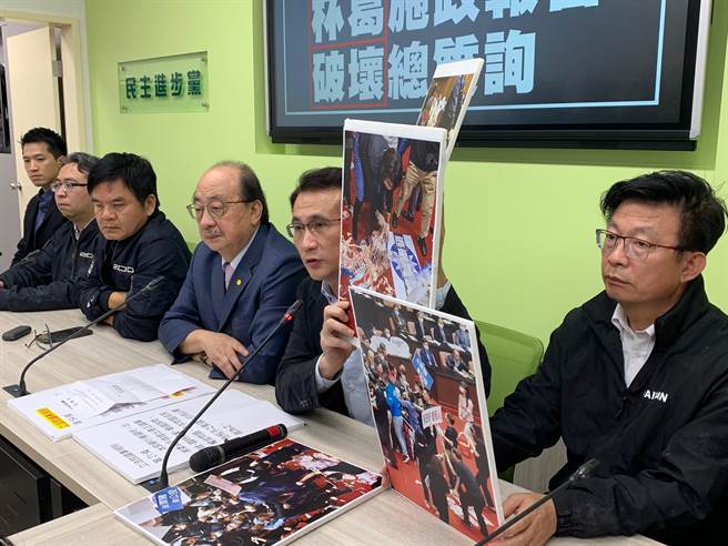 針對國民黨團27日在立法院議場內丟豬內臟，民進黨團總召柯建銘痛批，國民黨義和團化，但謝寒冰則反酸民進黨才比較像義和團。（林縉明攝）