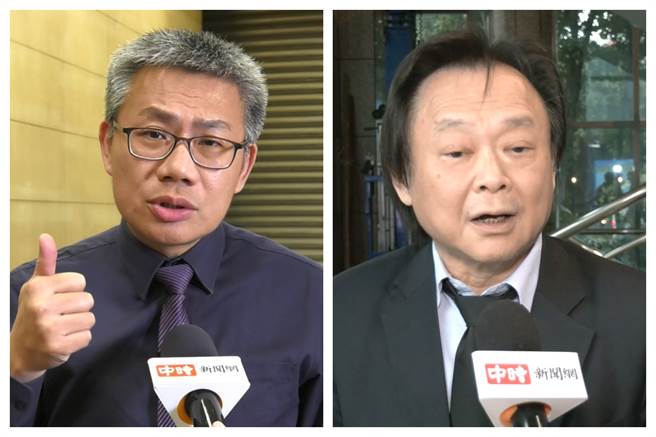 资深媒体人罗友志(左)与台北市议员王世坚。（本报资料照，编辑合图）