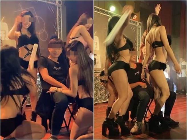 网友在PTT贴文、附图，讨论科大迎新晚会内容如夜店。（图撷取自PTT／吴敏菁彰化传真）