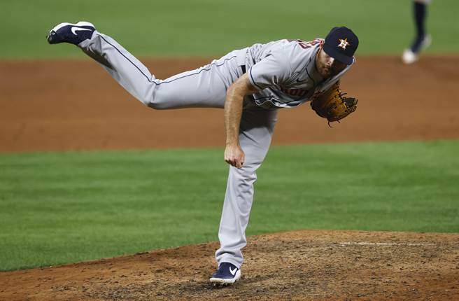 太空人队牛棚投手史尼德明年确定转战日职养乐多队。（美联社资料照）