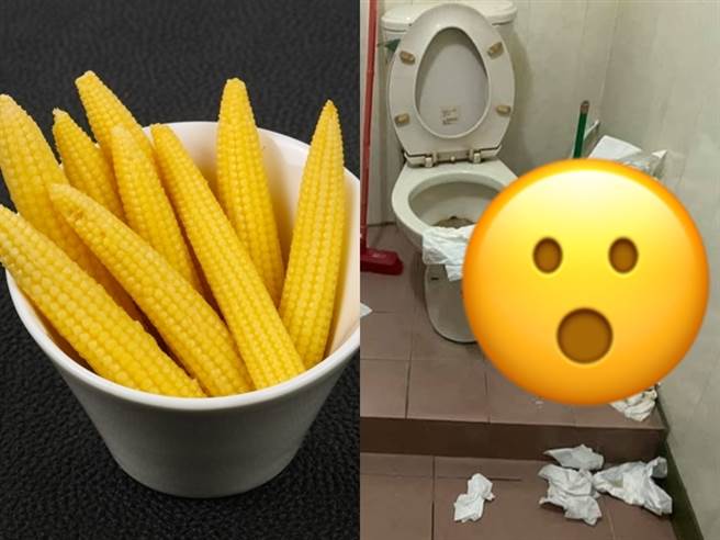 玉米笋姐当年称男友下体比玉米笋细短，如今惊人厕所照曝光，卫生习惯超差。（示意图/达志影像/Shutterstock提供、翻摄自脸书「爆怨2公社」）
