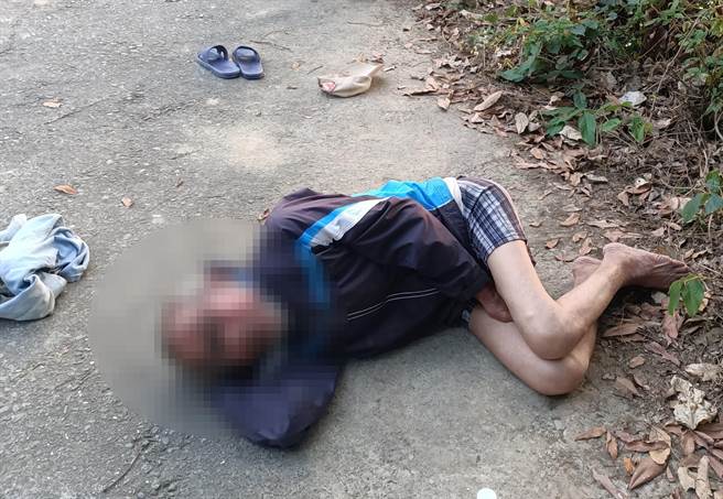 患有失智症的71岁陈姓老翁离家一天一夜未回，被发现倒卧柳营区旭山里产业道路旁，幸好被警方寻获安全返家。（读者提供／刘秀芬台南传真）