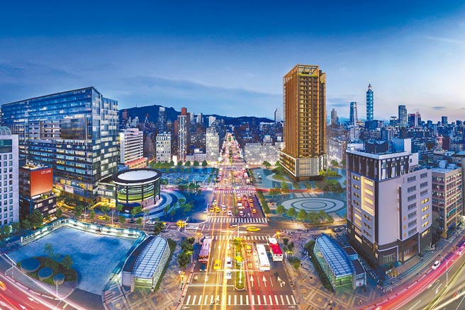 「信松广场」以广场建筑地标获得市场成功回响。（甲桂林提供）