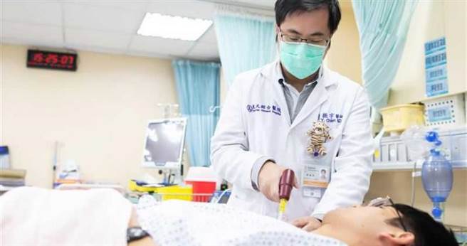 IO针示意图，非当事人。（图／新竹东元医院）