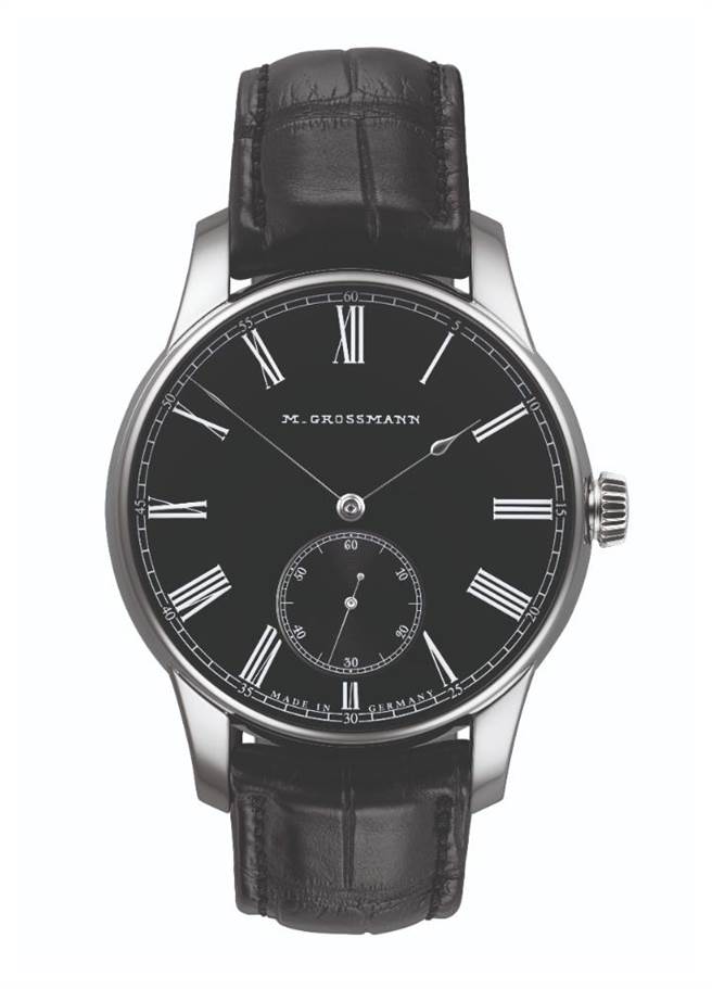 Moritz Grossmann的Benu Heritage Hamatic Vintage撞陀腕表，限量25只，155万元。（瑞博品提供）