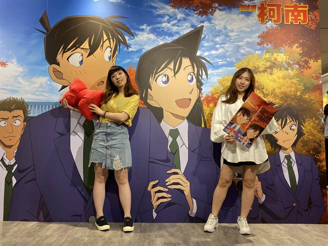 「曼迪High High狂欢动漫祭」活动即日起在新光三越台中店10楼登场，现场特别布置「名侦探柯南」最新主题场景。（冯惠宜摄）