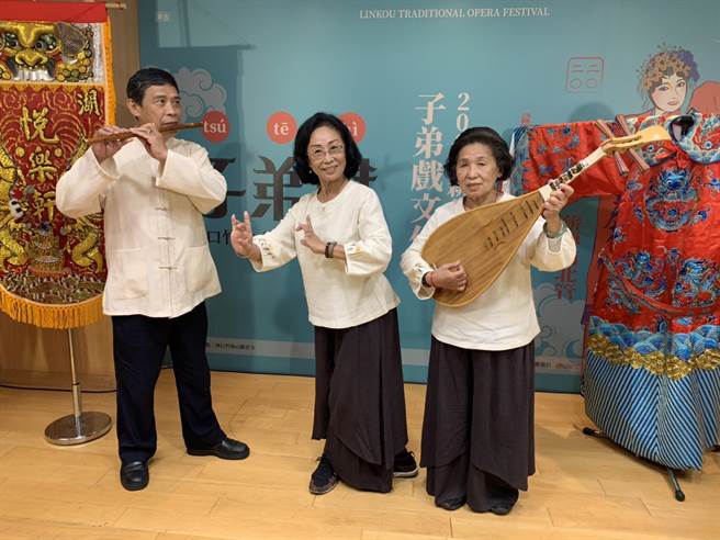 新北市林口子弟戏5日将在竹林山观音寺演出。（许哲瑗摄）