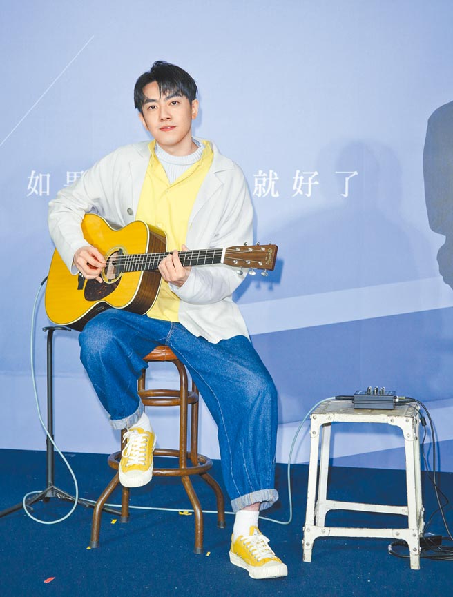 李友廷昨举办发片记者会。（吴松翰摄）