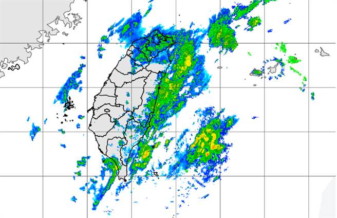 受东北季风影响，今桃园出现14.1度，明晨更冷。（中央气象局提供）