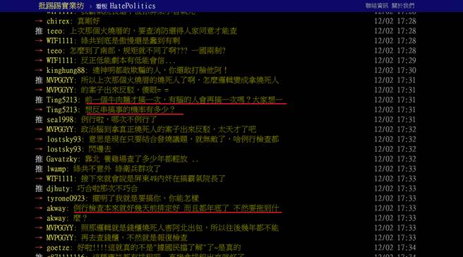 The letter was rumored to be checked by the water meter, and the Pingtung County government came forward to clarify, prompting an argument among netizens.  (Image / Excerpt from PTT)