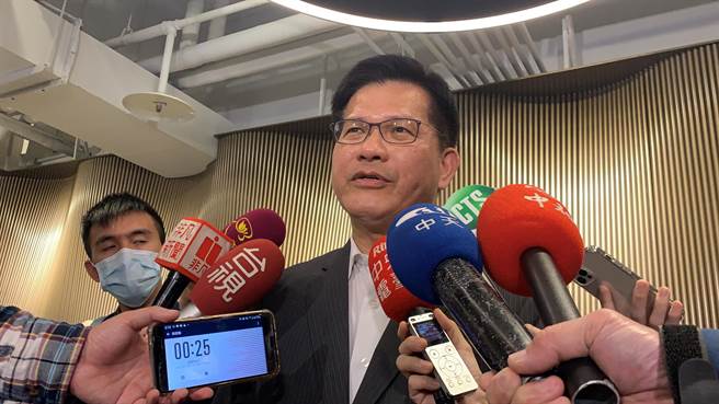 交通部長林佳龍。（潘千詩攝）