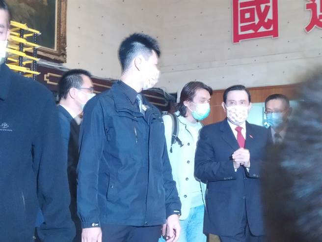 前总统马英九出席「第21届国家建筑金奖颁奖暨109年台湾诚信品牌授证典礼」。（赵婉淳摄）