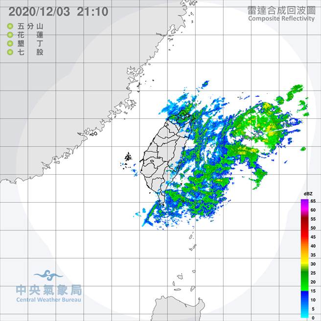 东北季风降雨集中在桃园以北，其中基隆北海岸、东北部地区及大臺北山区需注意局部大雨。(气象局)