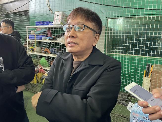 中华棒球协会秘书长林宗成。（毛琬婷摄）