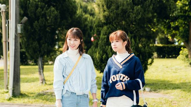 邵雨薇（左）、程雅晨在《天巡者》飾演閨蜜。（三立提供）