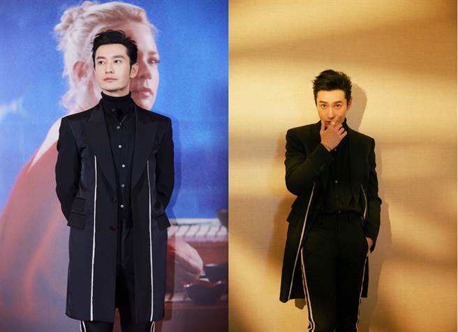 近日黃曉明出席第17屆法國影展開幕，被捕捉到他把滿臉鬍子都刮乾淨，帥回巔峰顏值。(圖/ 摘自黃曉明微博)