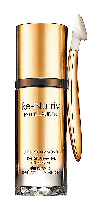 雅诗兰黛白金级黑钻松露奇蹟修护亮眼精萃15ml，6400元。（雅诗兰黛提供）