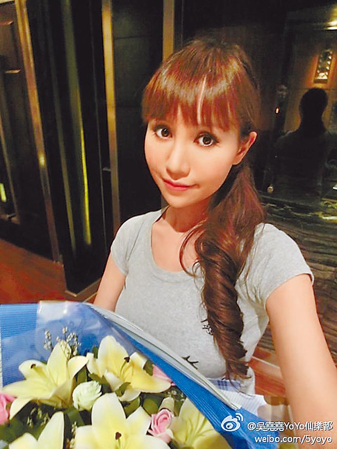 吳堯堯先前常秀性感身材。圖片提供：中時資料庫