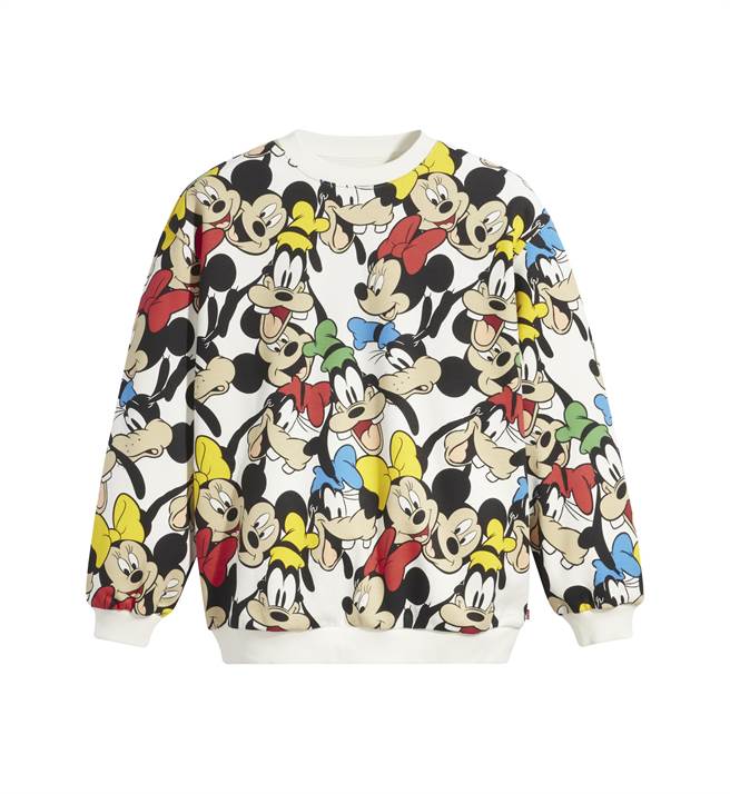 LEVI’S  x DISNEY合作系列，满版印花大学TEE，3290元。（LEVIS提供）