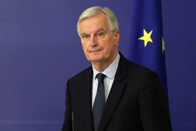 欧盟首席谈判代表巴尼耶（Michel Barnier）和英国首席代表佛罗斯特（David Frost）昨天协商到深夜，两人与各自团队今天将继续谈判，图为欧盟代表巴尼耶。(图/shutterstock)