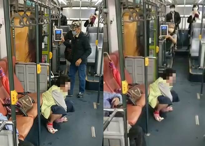 女公车上直接脱裤拉屎 乘客吓呆：屁股太松？(图片取自/爆料公社公开版)