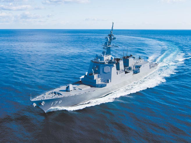 日本海上自卫队摩耶级护卫舰。（取自日本海上自卫队官网）