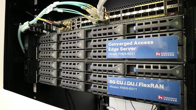 （鸿海首次参展IEEE GLOBECOM，大秀5G软硬体深厚实力。图／鸿海提供）
