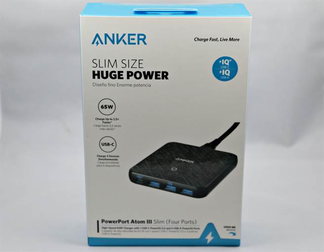 Anker PowerPort Atom III Slim。（黃慧雯攝）