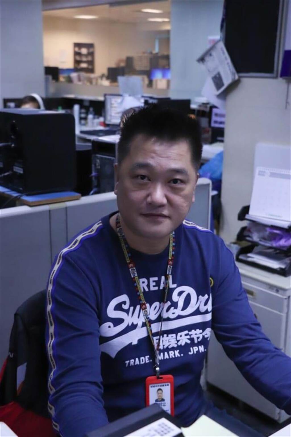 中天攝影中心主任劉明忠認為關台是自己職涯生活最大的事件。（中天新聞台提供）
