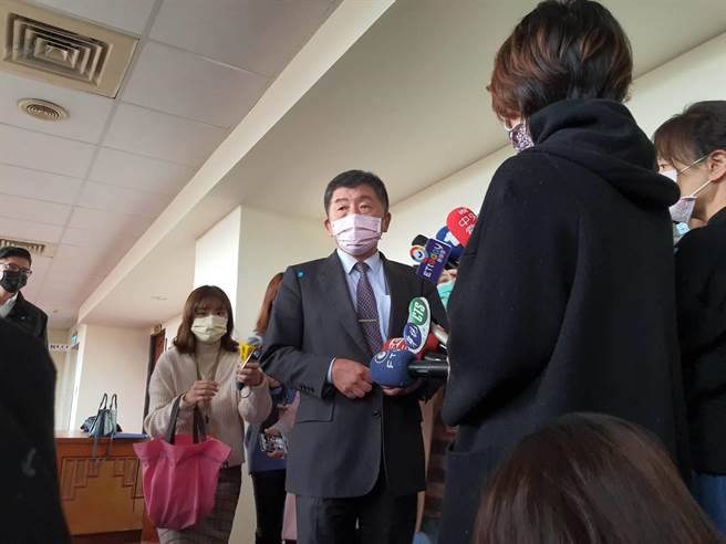 卫福部长陈时中。（陈人齐摄）