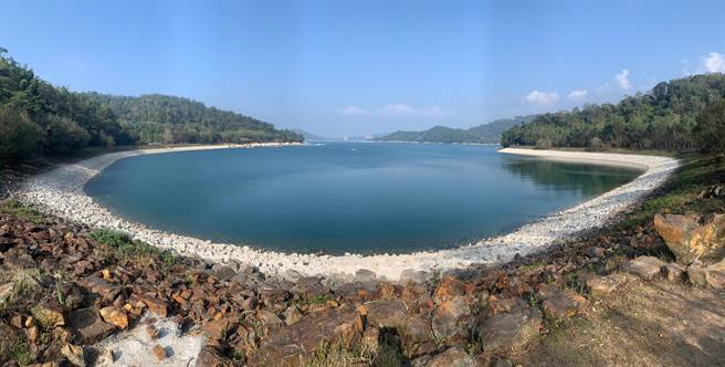 日月潭月牙湾，是水上运动训练最佳场域。（廖志晃摄）