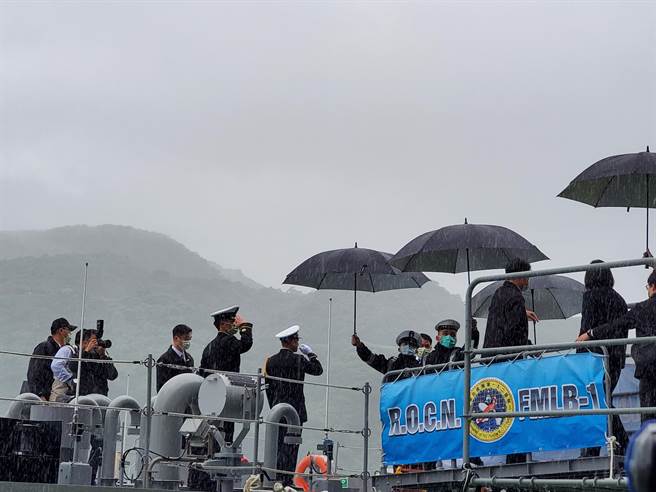 命名「塔江艦」  總統：感謝您將成為我海上堡壘。（圖／曾薏蘋）