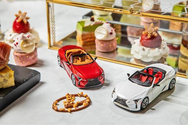 （台北晶華酒店攜手日系車壇傳奇LEXUS,力邀日籍甜點藝術大師打造匠心獨具的聯名午茶組。）
