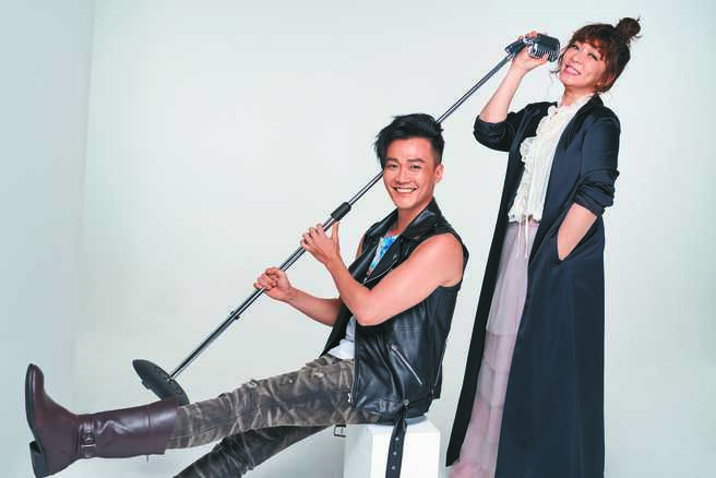 趙詠華（右）、林俊逸明年3月在台北國際會議中心舉辦演唱會。（FGC提供）