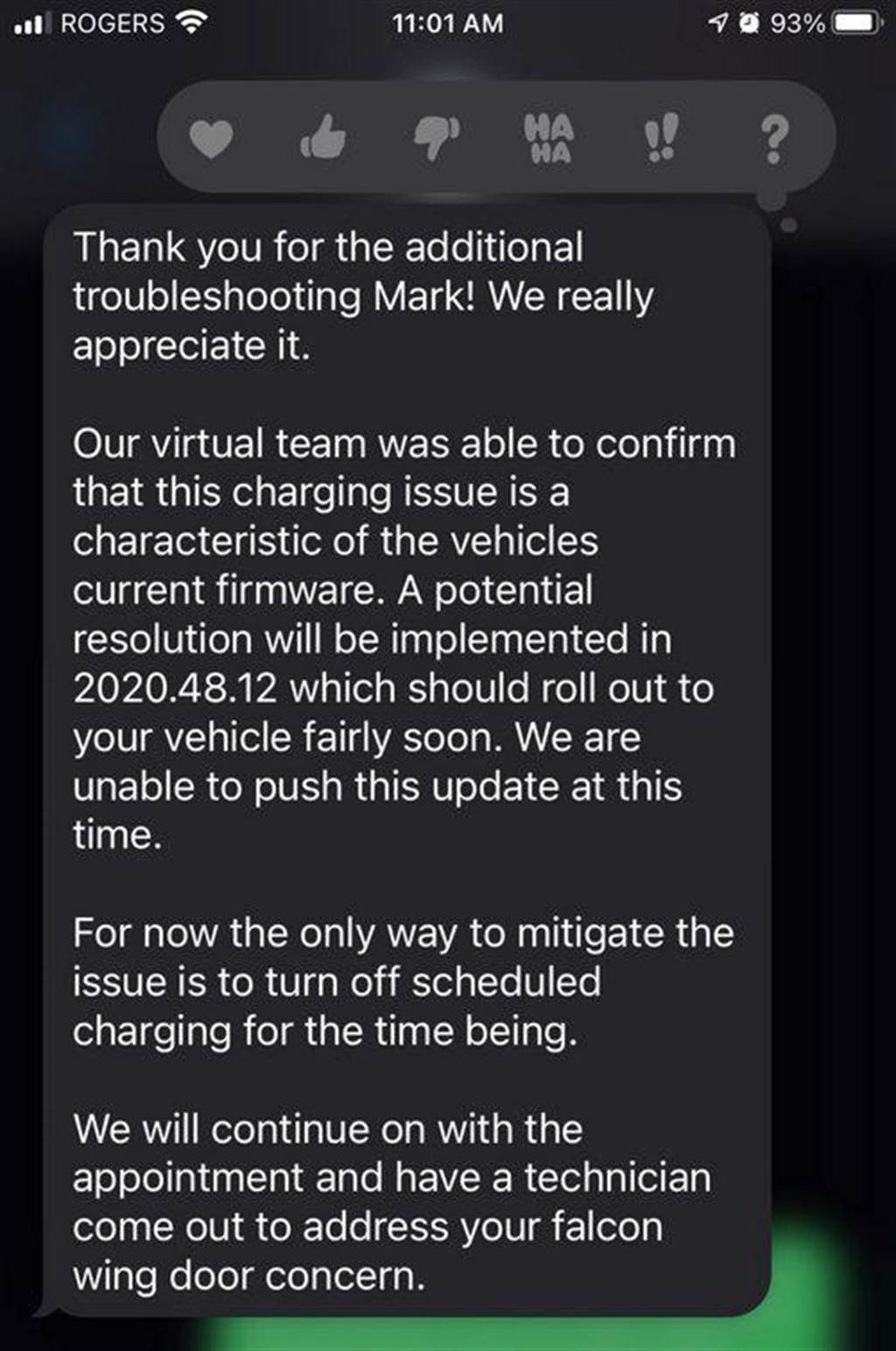 特斯拉 2020.48.12 軟體更新在海外推送，可能是修復幽靈煞車加劇與充電問題